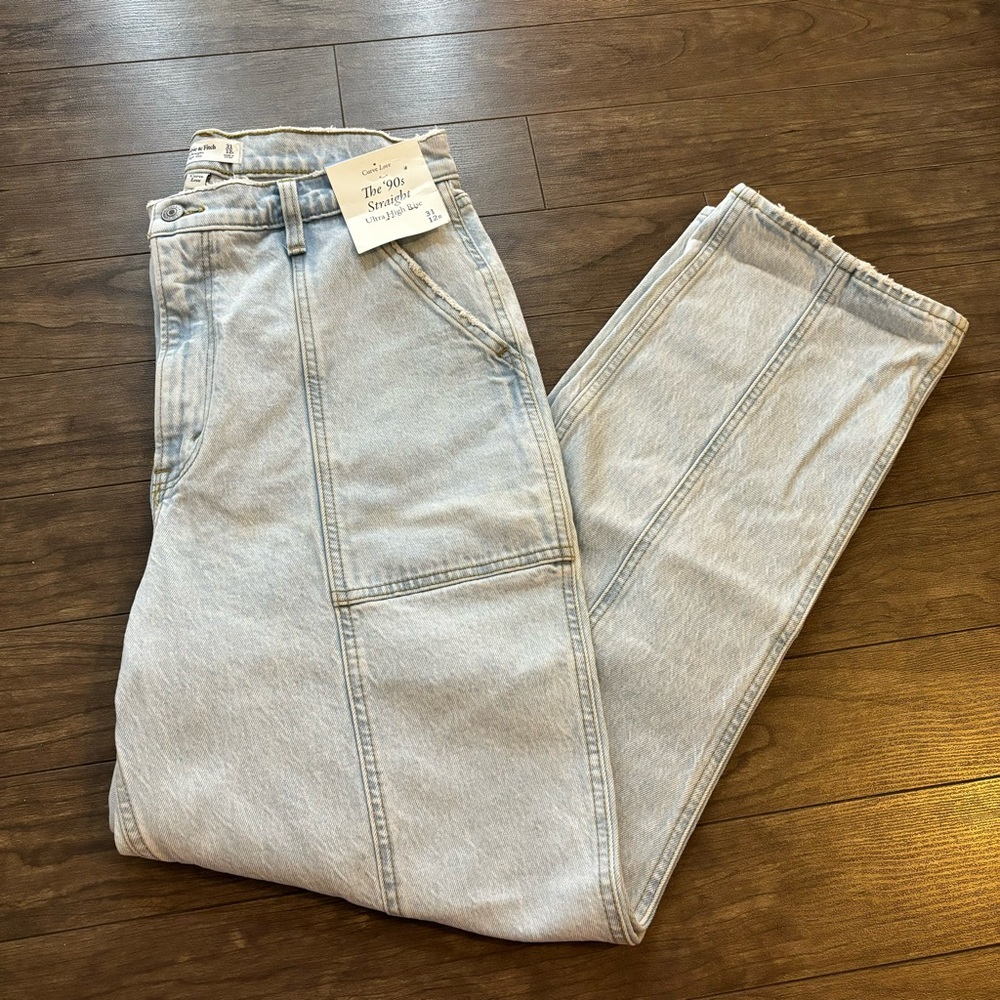 Abercrombie & Fitch Light Blue Women Jeans